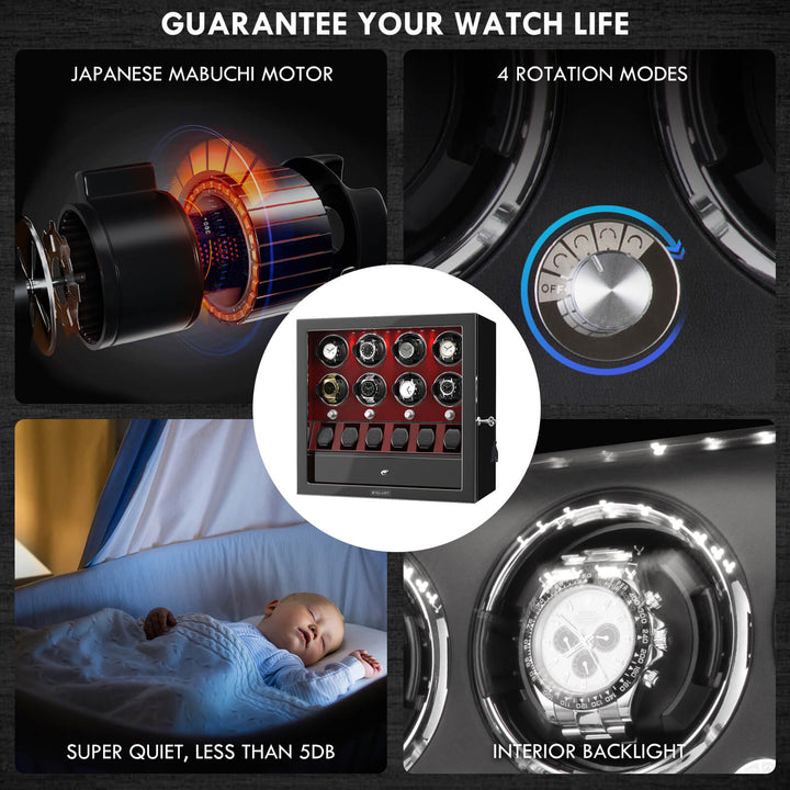 Remontoir de montre intelligent de luxe avec étui de rangement