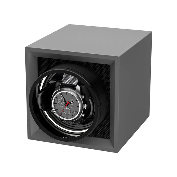 Remontoir pour montre simple avec double alimentation et moteur japonais Mabuchi - Noir
