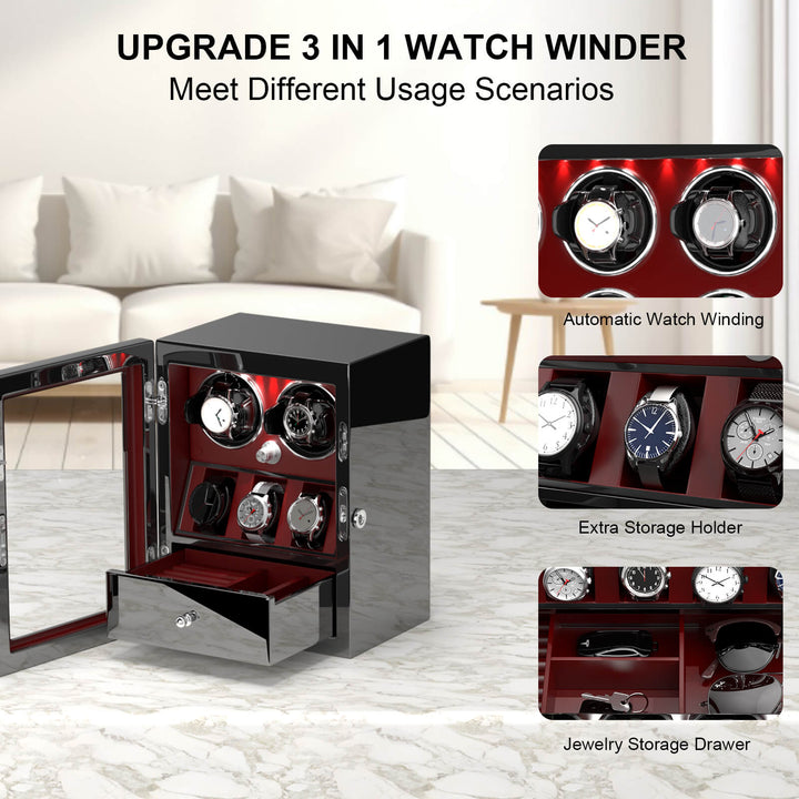 Remontoir de montre intelligent de luxe avec étui de rangement