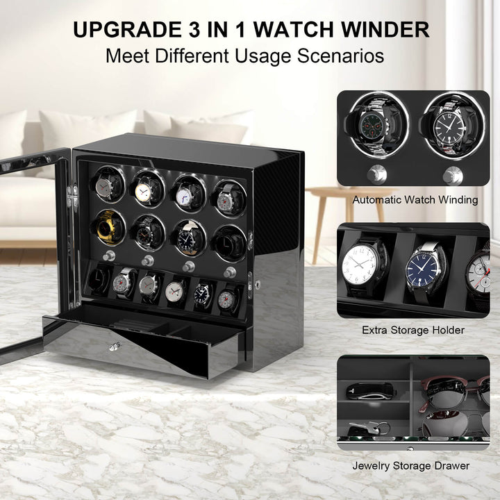 Remontoir de montre intelligent de luxe avec étui de rangement